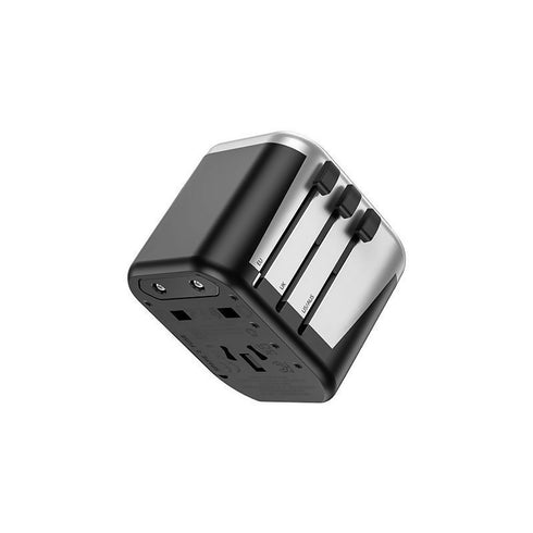2 USB+1 AC5 Socket Universal Conversion Wall Charger